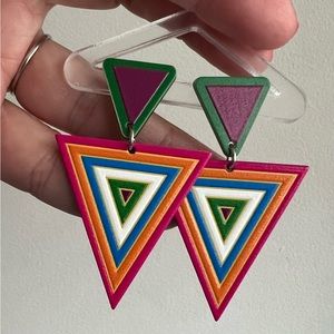Retro earrings